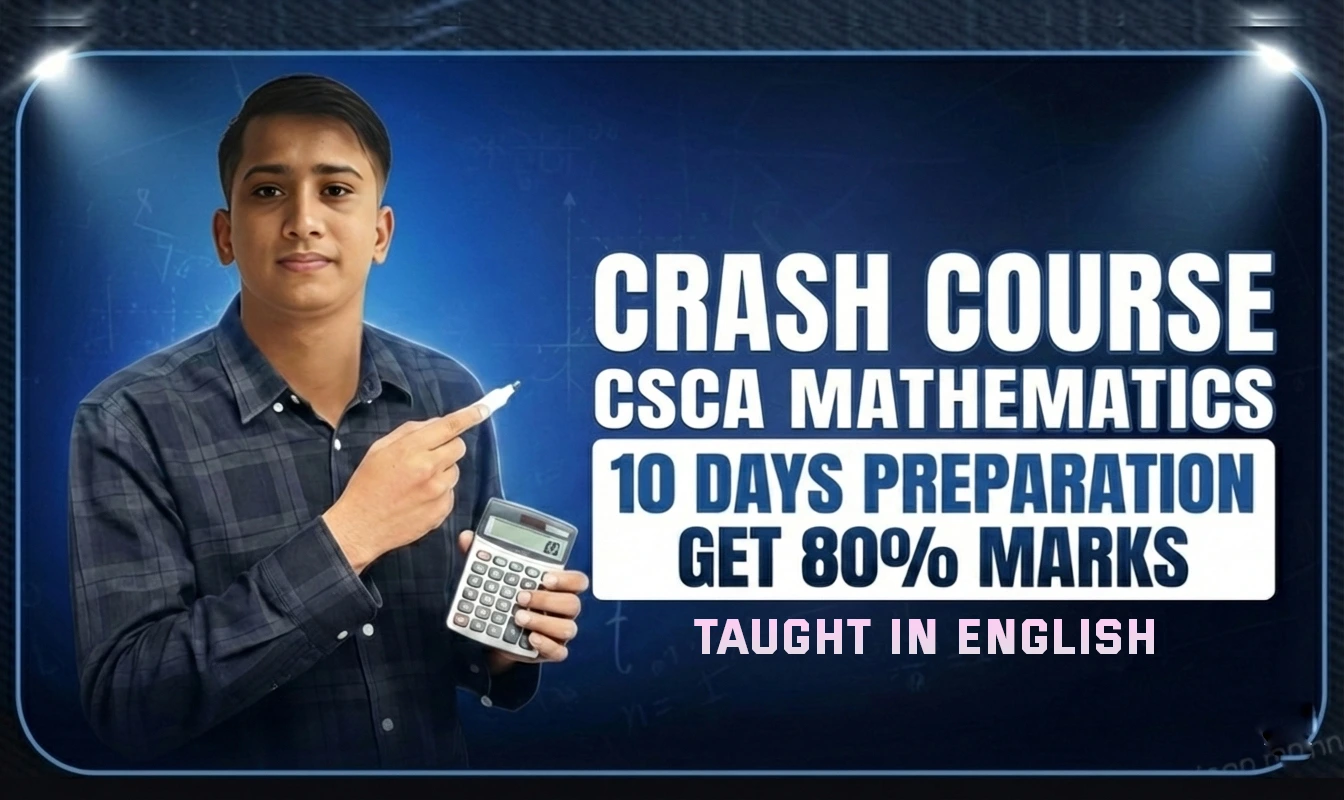 CSCA Mathematics Crash Course| English Taught