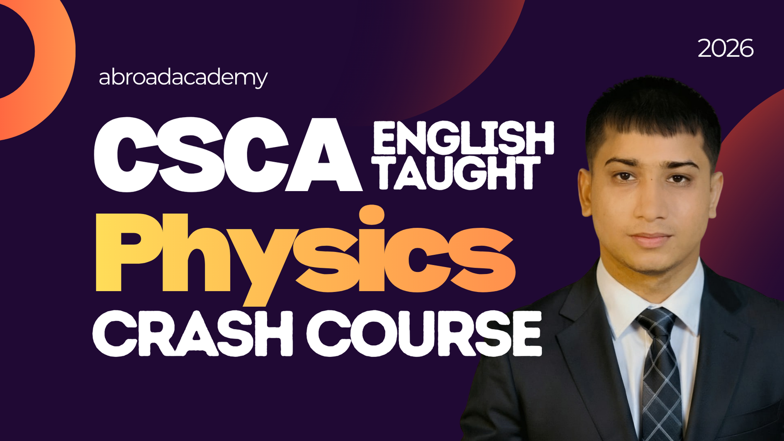 CSCA Physics Crash Course | English Taught
